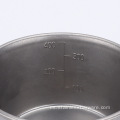 Tazón de acero de acero inoxidable de 400 ml tazón de sierra